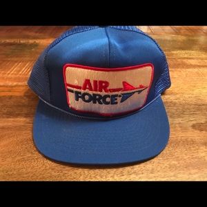 Vintage Air Force Trucker Mesh SnapBack Hat